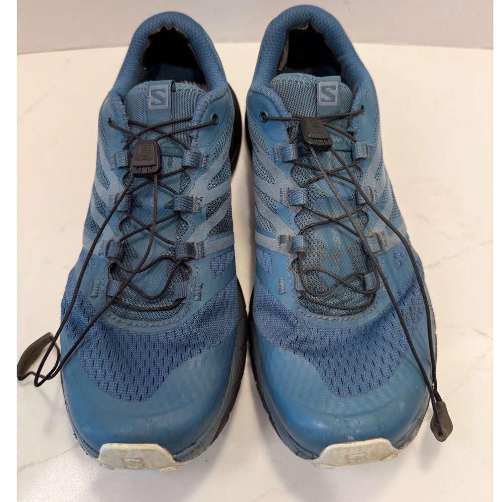 Salomon Sense Ride 2 Blue Trail Running Shoes Mens 8.5 406777 Vibe Contagrip